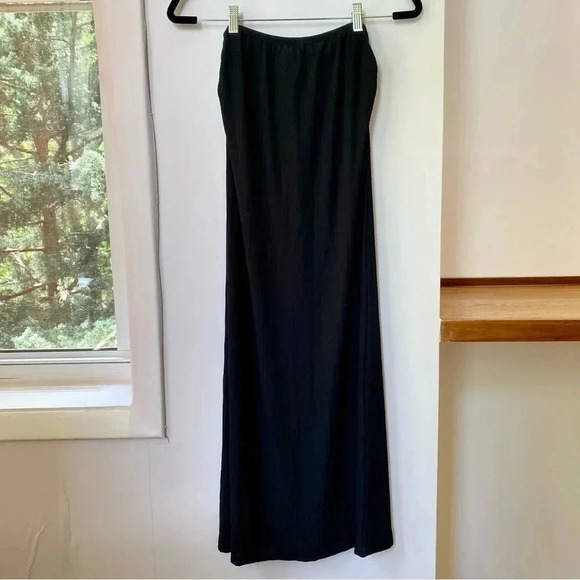 Free People FP Beach Addison Convertible Set Crop Top Maxi Skirt in Black XS - Picture 10 of 15